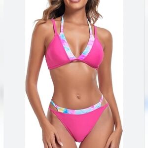 NWT Relleciga Triangle String Binki 2 Piece Women's Size Medium